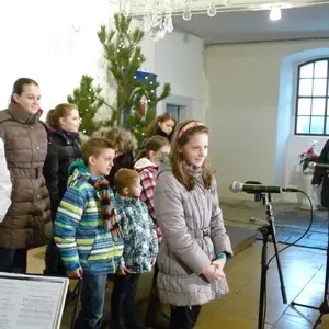 Z vianočných služieb Božích v médiách 