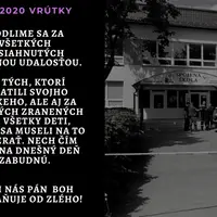 Modlíme sa za všetkých zasiahnutých udalosťou vo Vrútkach