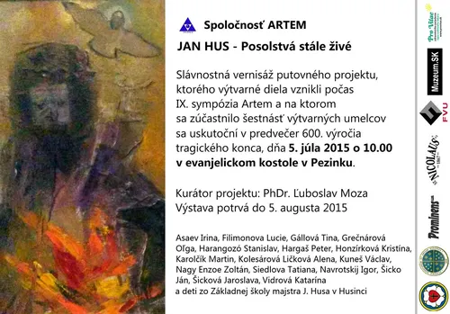 Vernisáž "Jan Hus - Posolstvá stále živé"