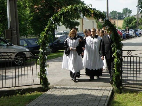 Konfirmácia detí v Príbovciach