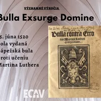 500. výročie od vydania buly proti Martinovi Lutherovi
