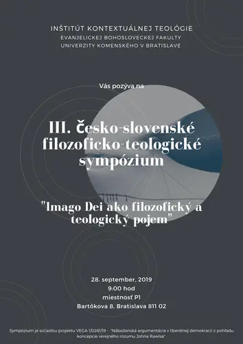 Pozvánka na filozoficko-teologické sympózium
