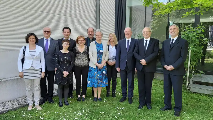Stretnutie generálneho biskupa Ivan Eľka s biskupom Dr. Michaelom Bünkerom vo Viedni